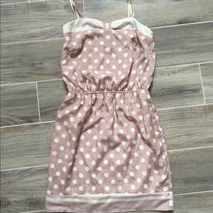 fab’rik Polka Dot Blush Dress